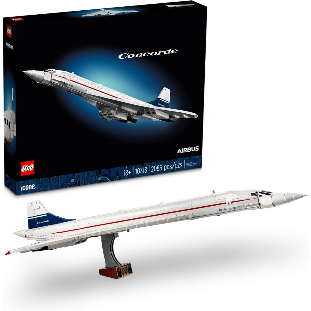 Icons Concorde Model Aircraft, Gift for Adults, Build a Replica Model ...
