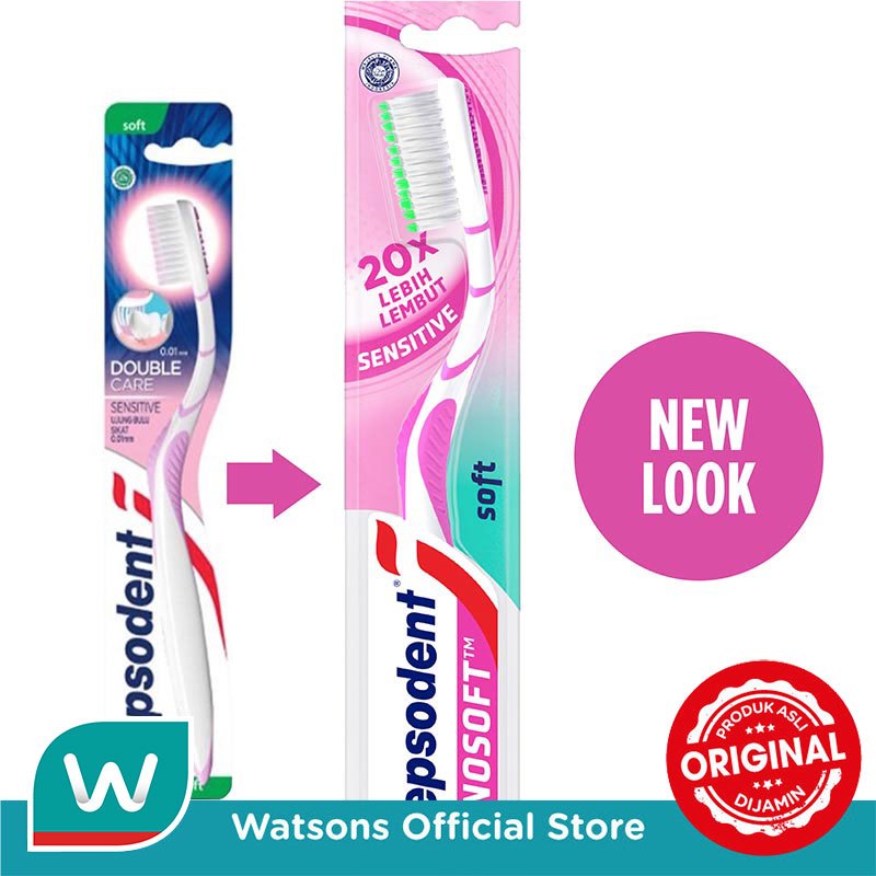 Pepsodent Sikat Gigi Nanosoft Sensitive 1'S - Gambar 3