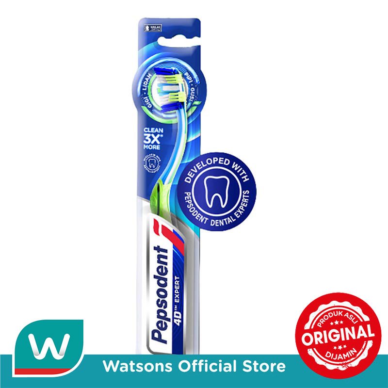 Pepsodent 4D Expert Clean Sikat Gigi Lembut 1'S - Gambar 2