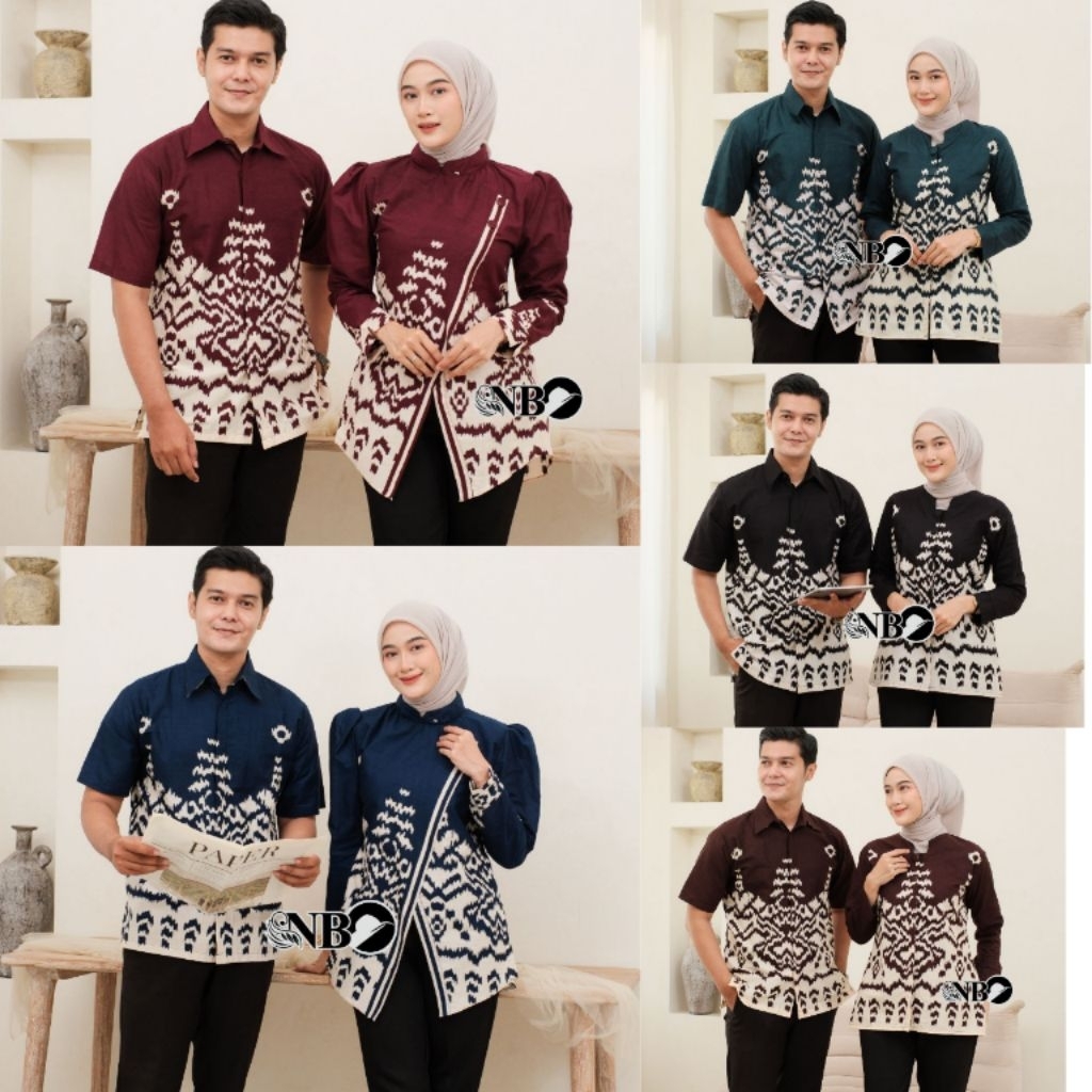 Couple Batik Tops, Modern Women's Batik, Couple Batik Blouses, Jumbo ...