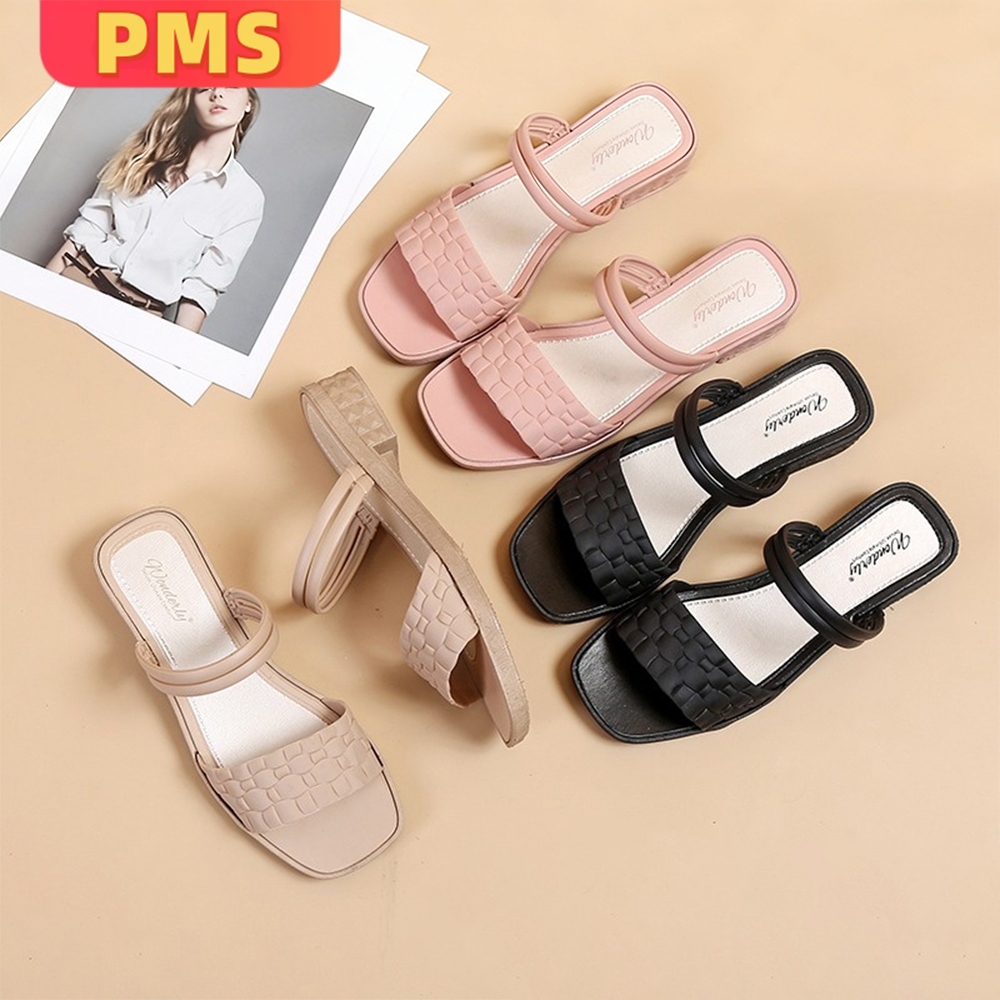 POPmaker Sandal Wedges Wanita Elegan Nyaman