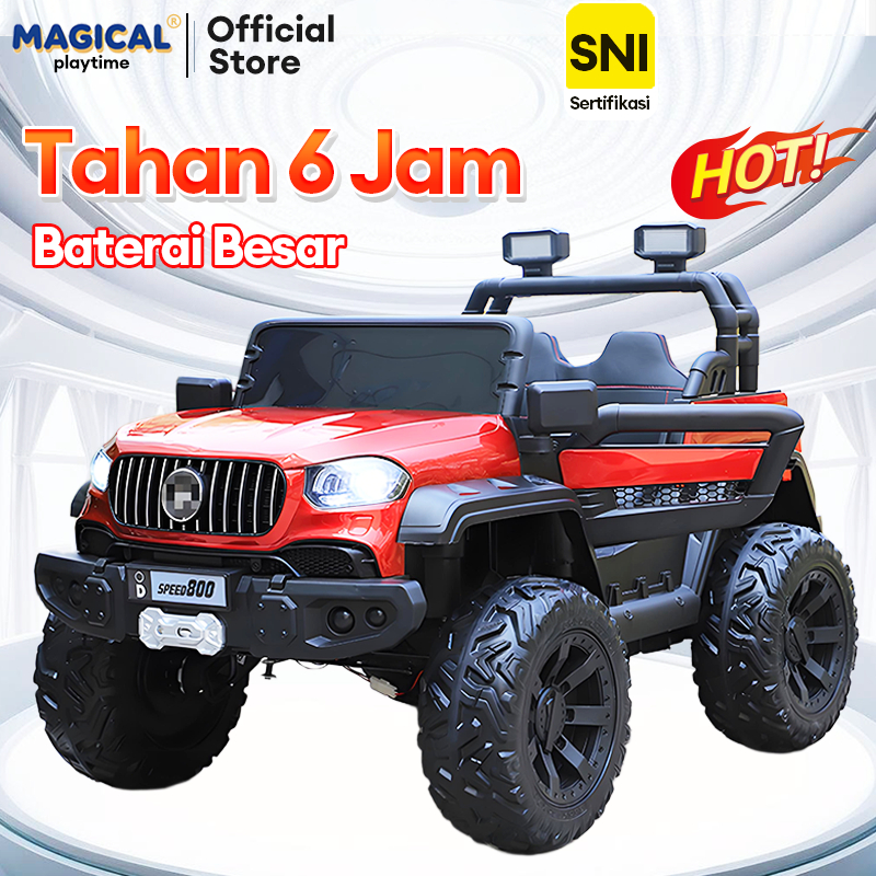 Magical Playtime Mobil Aki Anak Musik Lampu 1-10 Tahun