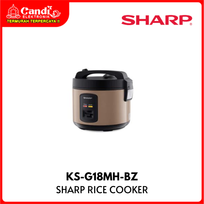 SHARP Rice Cooker 3in1 Penanak Nasi 1,8 Liter Inner Pot Non Stick KS-G18MH-BZ - Gambar 2