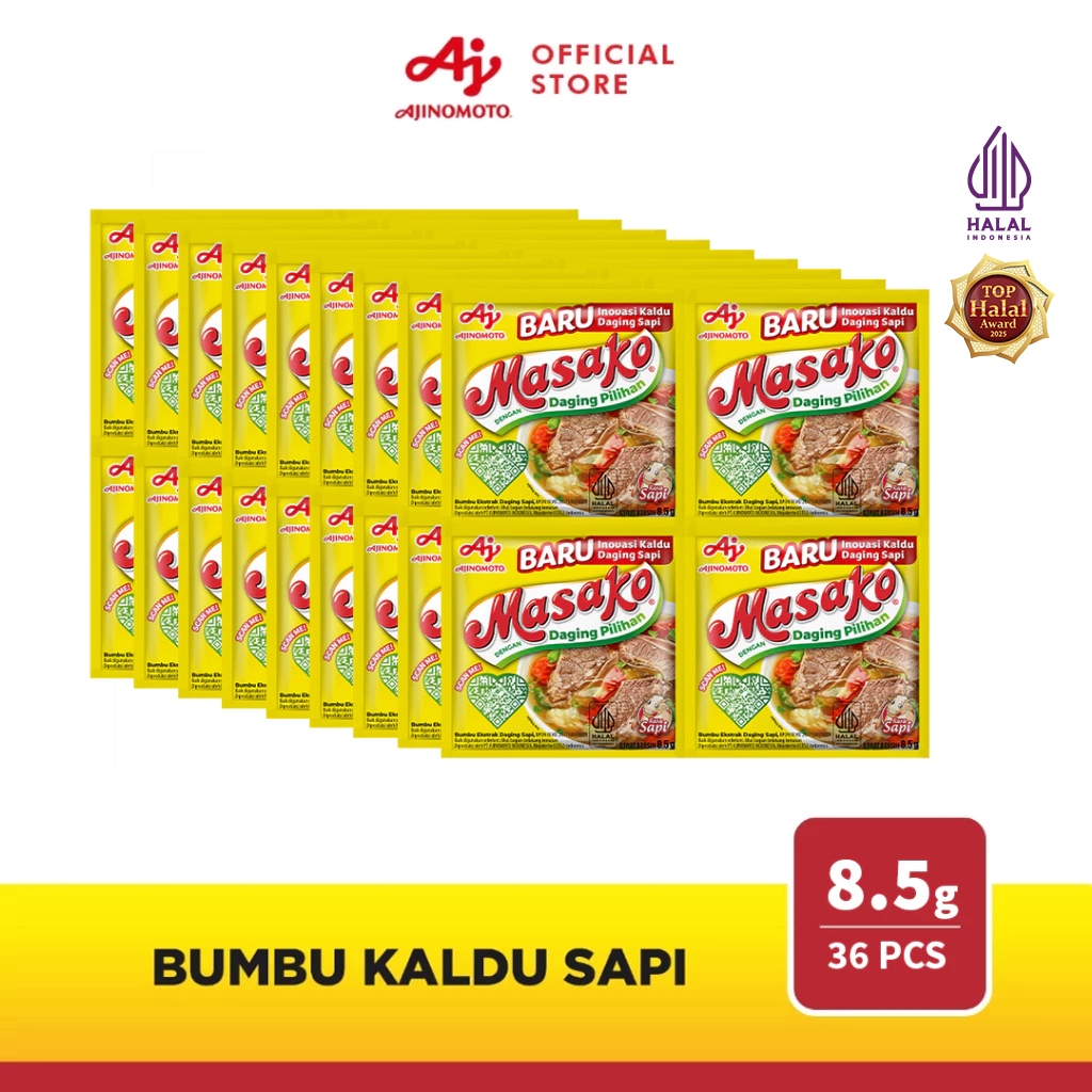 MasakoÂ® Bumbu Kaldu Sapi 36pcs Rasa Lezat