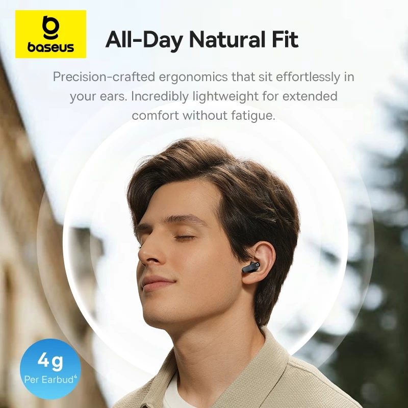 [Brand Membership] Baseus Bass BS1 NC ANC Semi-in-Ear True Wireless Earbuds - Gambar 2