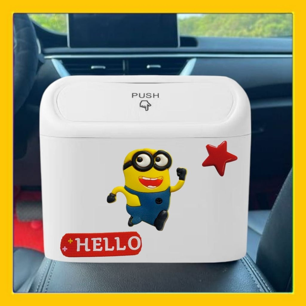 MINIONS CHARACTER HANGING CAR TRASH CAN DESCABLE ME PART 2/ CAR TRASH ...