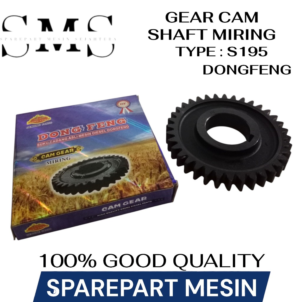 MESIN Diesel Engine Spare Parts DF GEAR CAM SHAFT SLOPED S195 Dongfeng ...