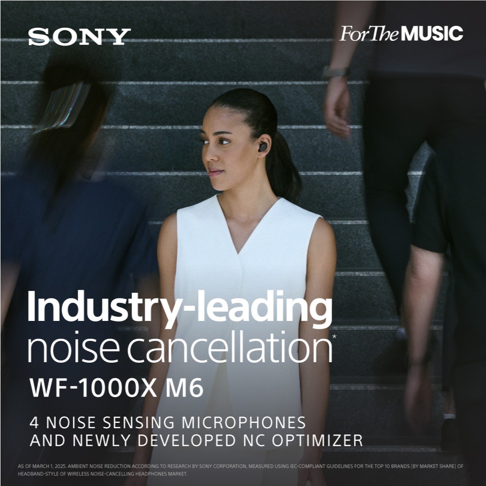 SONY WF-1000XM6 Noise Canceling Truly Wireless / WF1000XM6 - Gambar 3