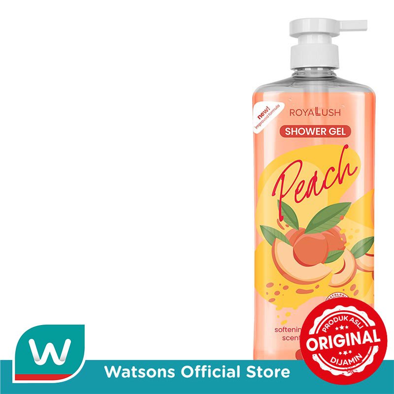 Royalush Shower Gel Peach 1000ml - Gambar 3