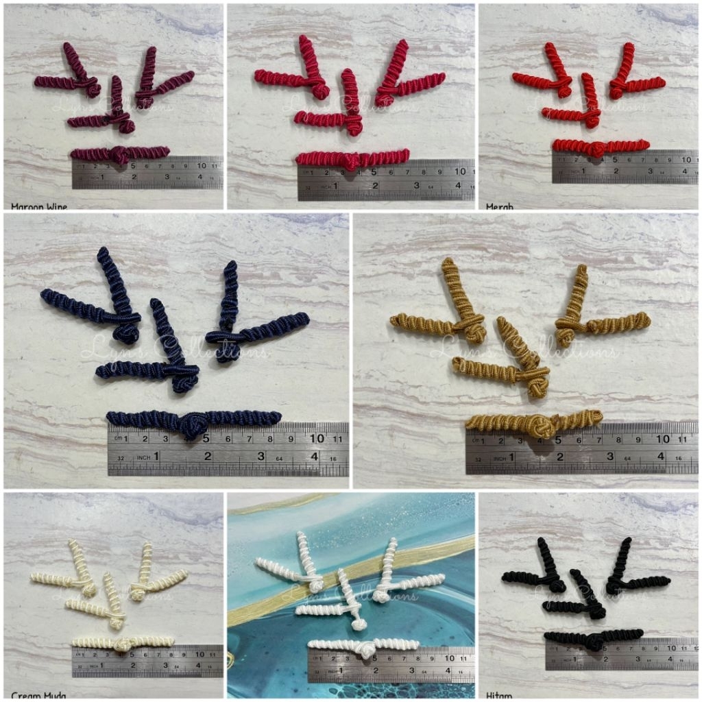(1 button) Shanghai Cheongsam Button Cufflinks | Chinese Caterpillar ...