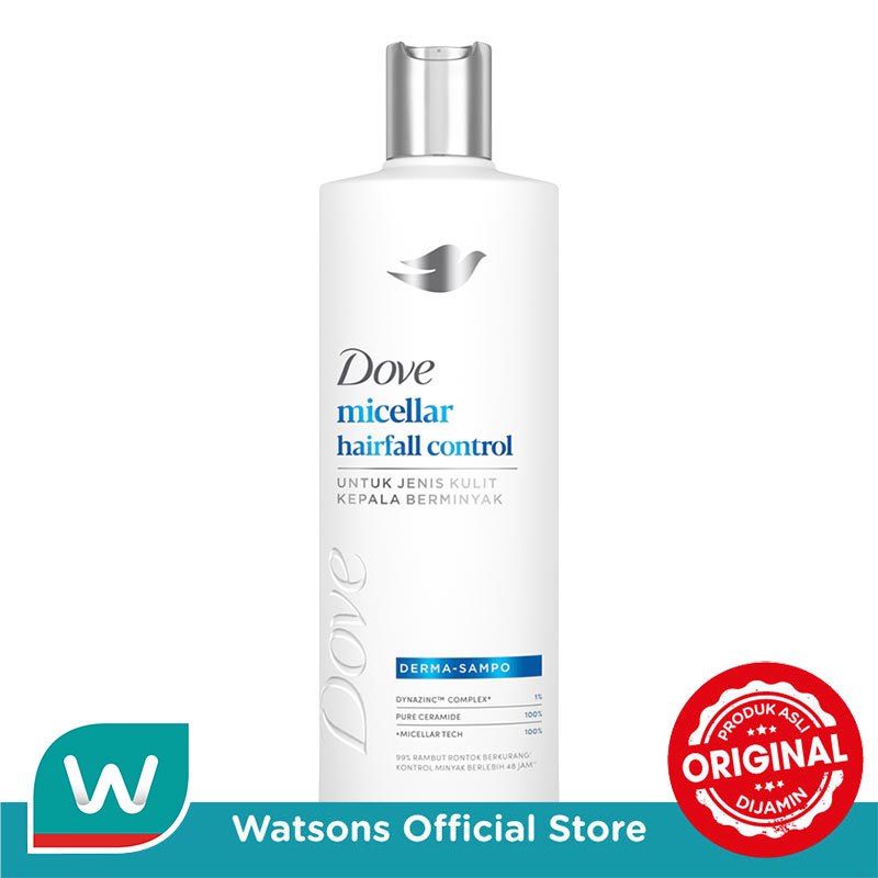 Dove Shampoo Micellar Hairfall Control 155ml - Gambar 2