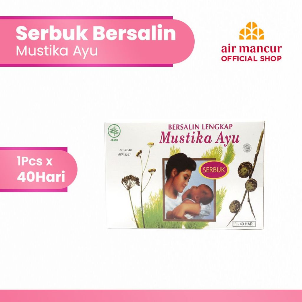 Air Mancur Jamu Serbuk Bersalin Mustika Ayu 40 Hari - Melahirkan