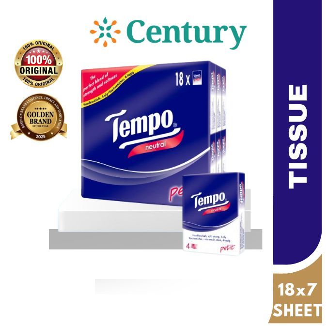 TEMPO NEUTRAL PETIT 18X7`S (1 PCS) / TISSUE / PERAWATAN DIRI