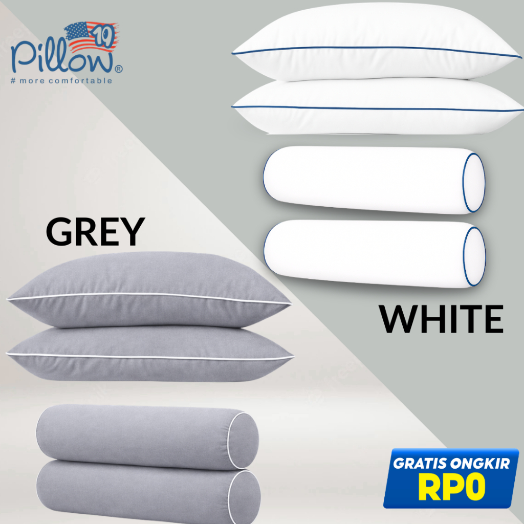 109 PILLOW PAKET BANTAL GULING HOTEL - LITE MEDIUM JUMBO - Gambar 2
