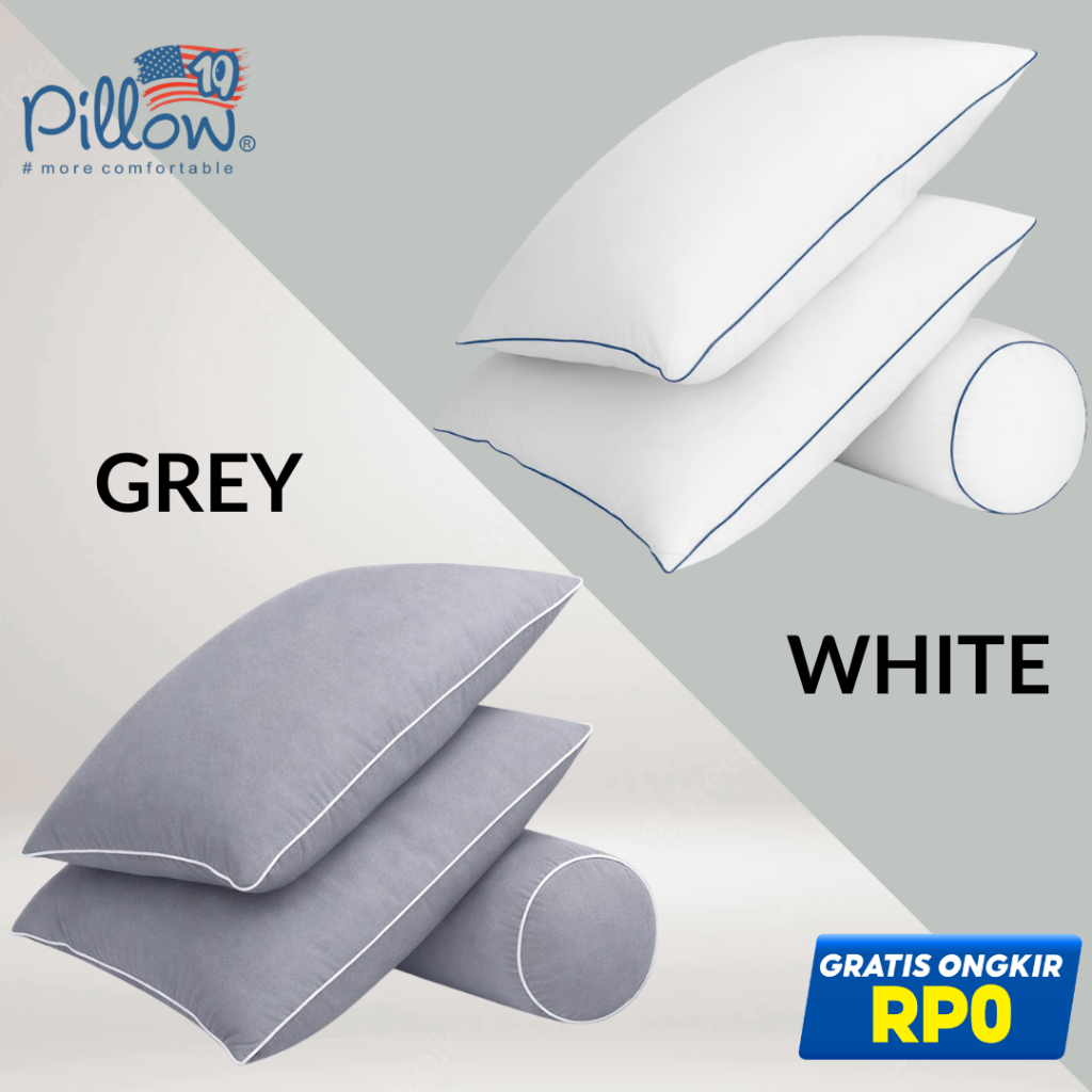 109 PILLOW PAKET BANTAL GULING HOTEL - LITE MEDIUM JUMBO - Gambar 3