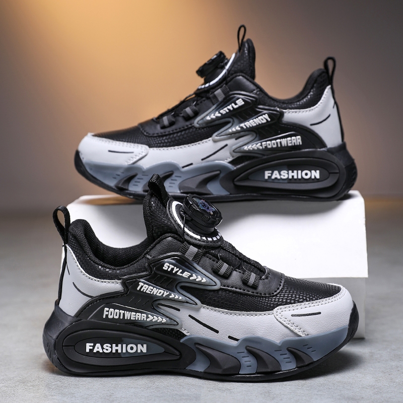 ANINGBOY-Sepatu anak laki laki Sepatu sneakers anak laki laki Sepatu siswa sekolah dasar dan menengah - Gambar 2
