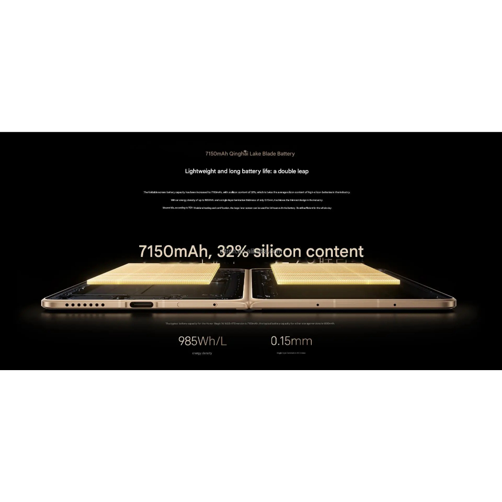 Honor Magic V6 Fold 5G 7.95''OLED 120HZ Snapdragon 8 Elite Gen 5 7150mAh (1TB), 6850mAh (256/512GB) 80W 50MP 64MP Telefoto - Gambar 4