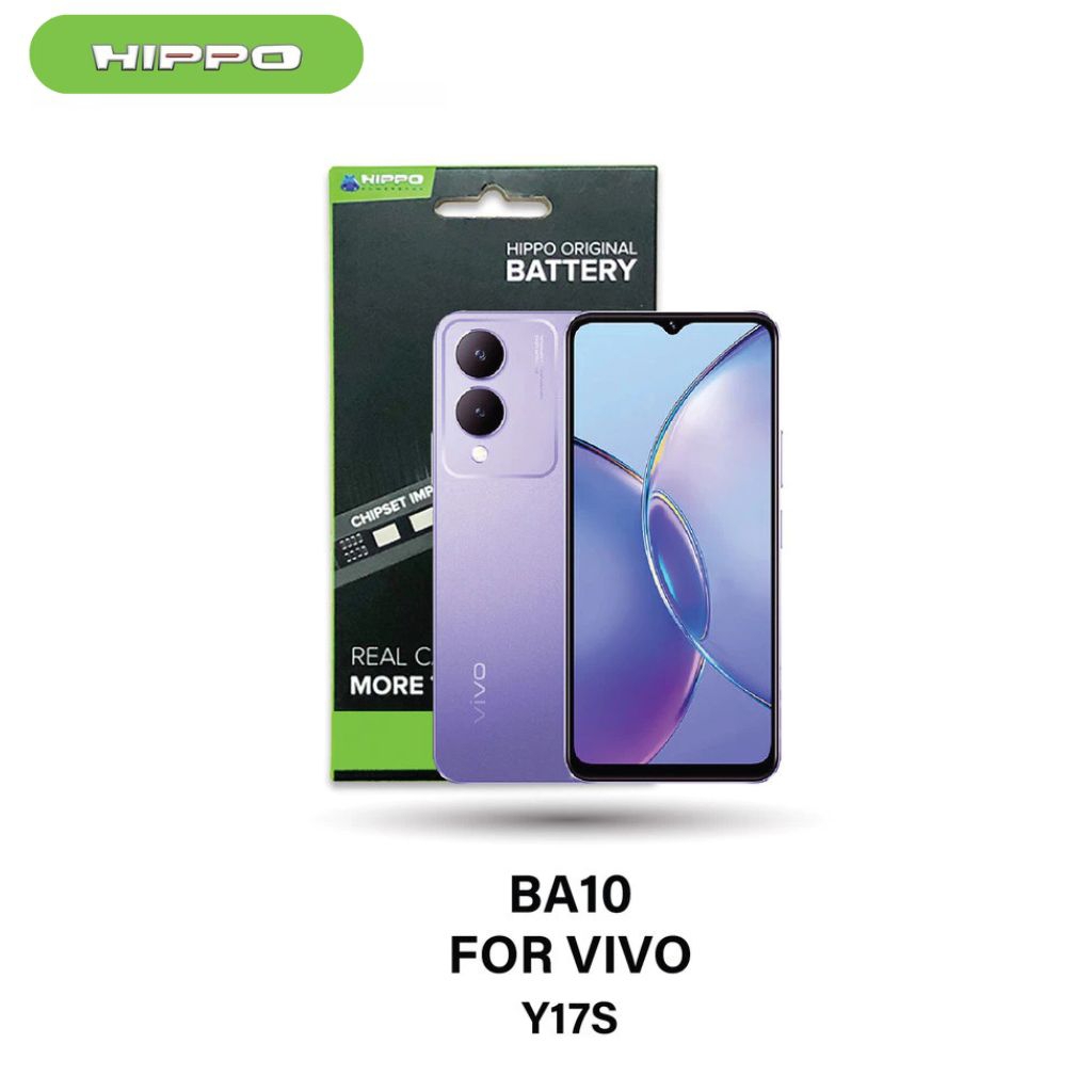Hippo Baterai BA10 VIVO Y17S 5000mAh Battery Batere Batrai Batre Original Cell Garansi resmi
