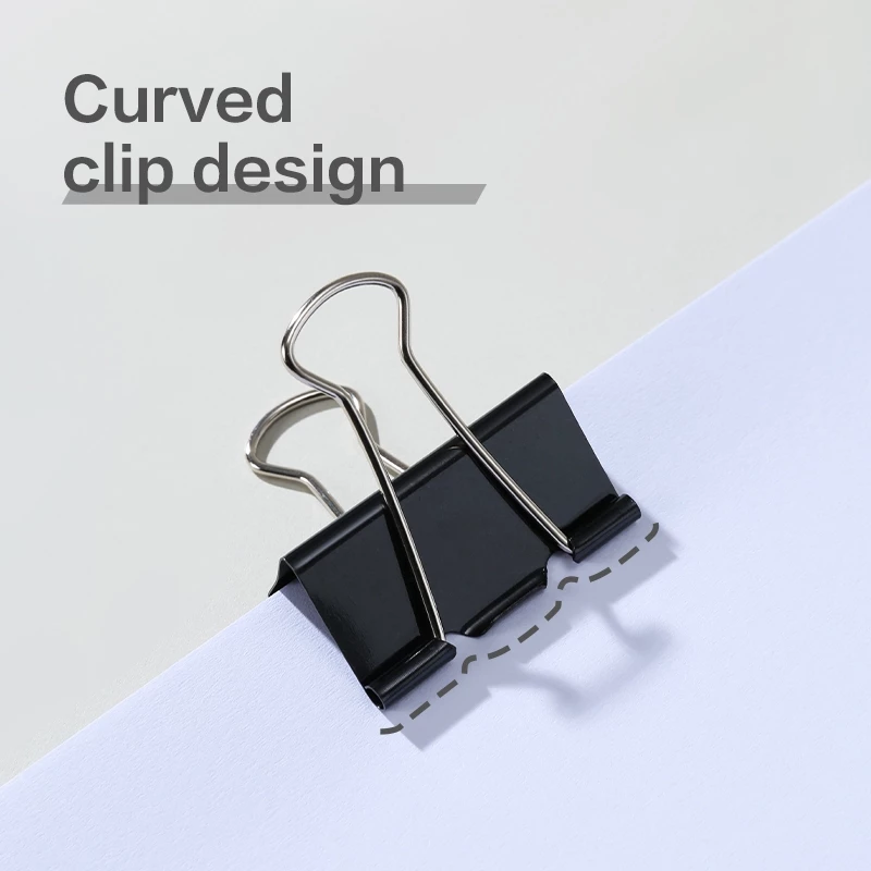 Deli I-Select Klip Binder Kantor / Binder Clip Berbagai Ukuran Isi 12pcs UZ5X - Gambar 4