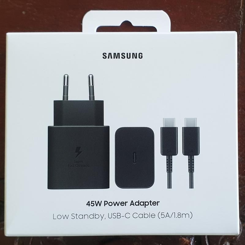 Samsung Travel Adapter Fast Charging Type C 45W Original Adaptor Kepala Charger - Gambar 2