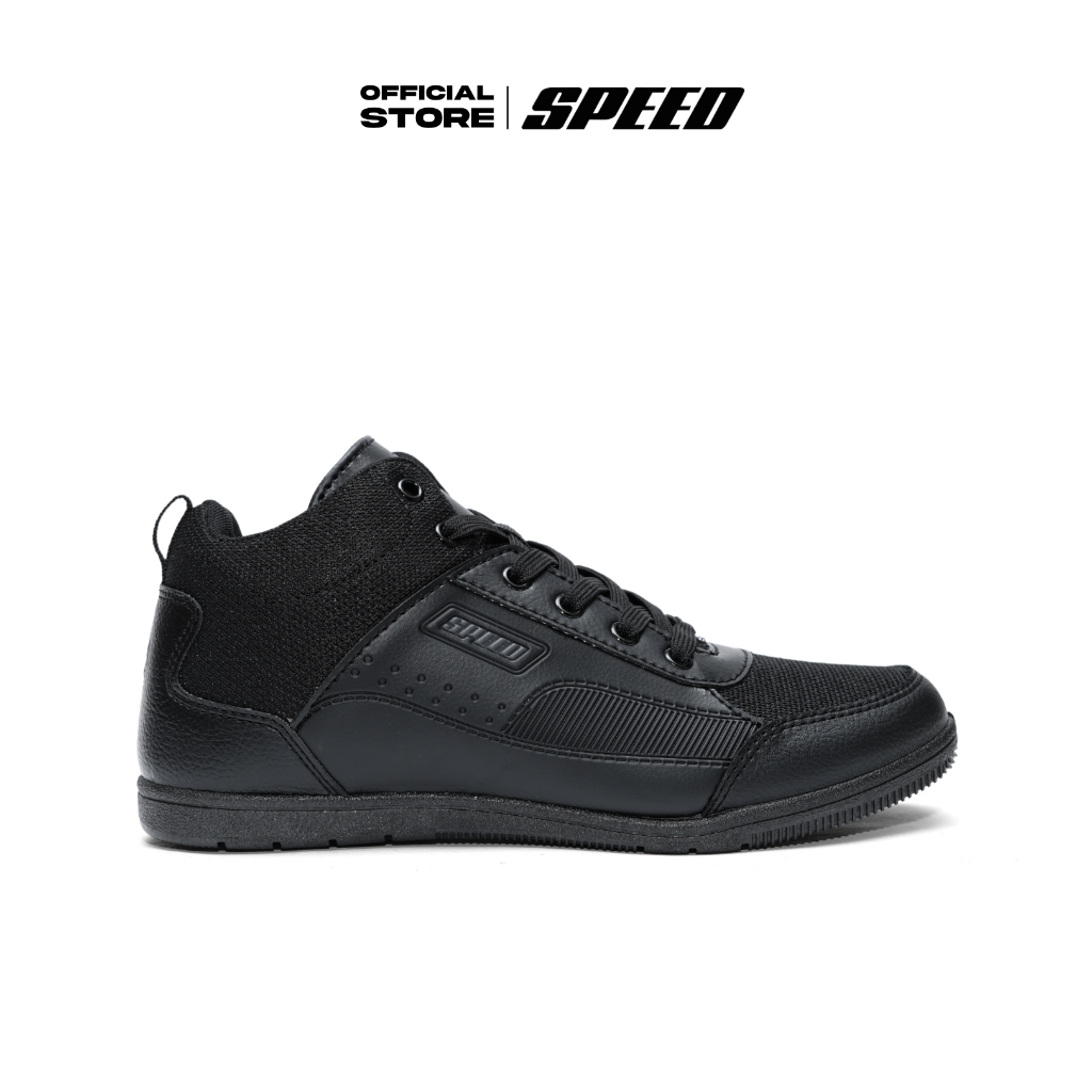 Speed - Frontier Benson - Sepatu Sneakers Sekolah Formal Hitam pria wanita dewasa Uk 37-42 - Gambar 3