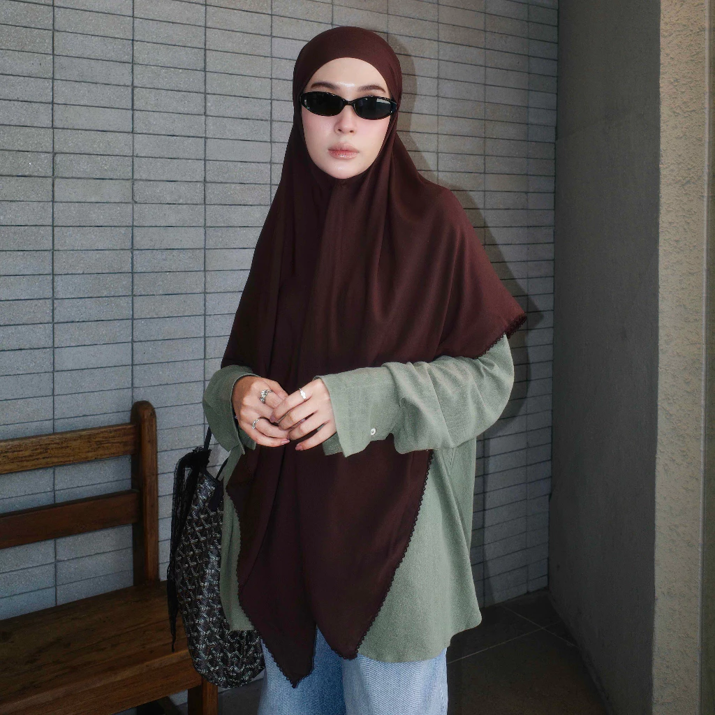 Lozy Hijab - Mida Shirt Lozy x Hamidah (Atasan Polos Bahan Linen Premium) - Gambar 2
