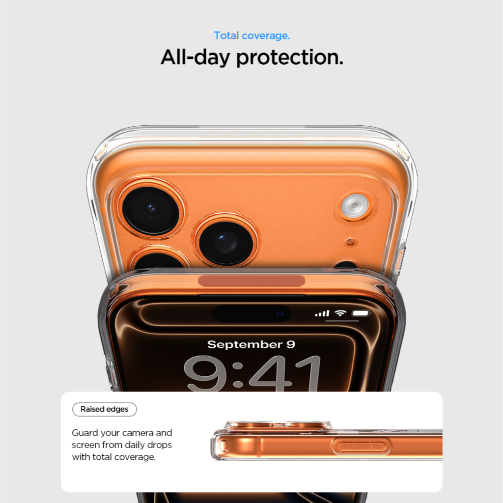 SPIGEN Special Bundling for iPhone 17 Pro Case Ultra Hybrid MagFit Clear White + Tempered Glass with Tray 1 Pack Glas.tR EZ Fit Pro HD Privacy - Gambar 4