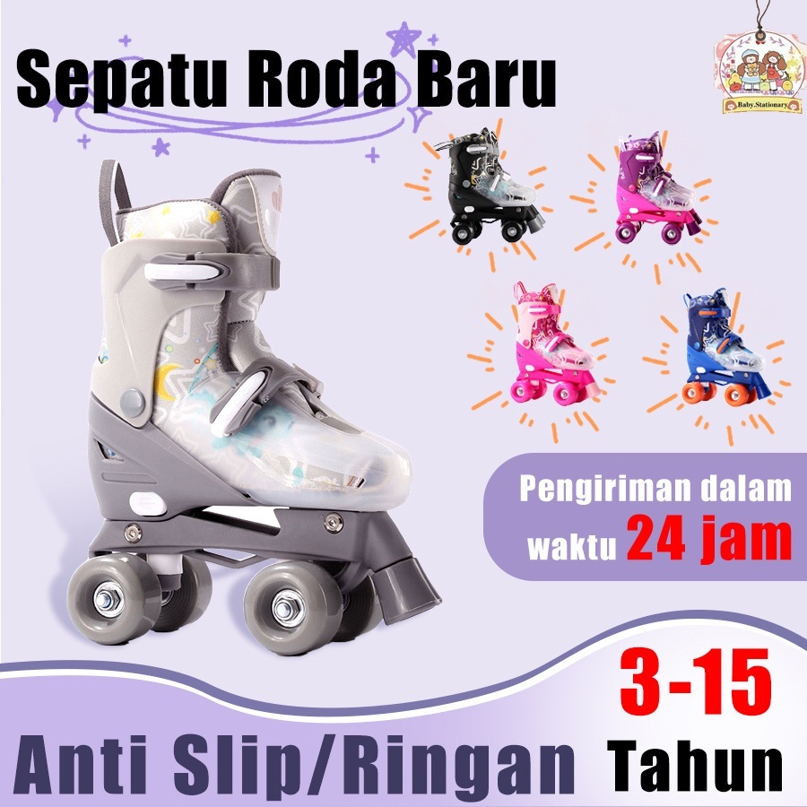 MTG -sepatu roda/sepatu roda anak/Sepatu es terbaru untuk anak laki-laki lampu kedip/tidak licin/anti goyang/lnline skate/star/ukuran dapat disesuaikan/pu/gaya bajaj/mode skateboard - Gambar 2