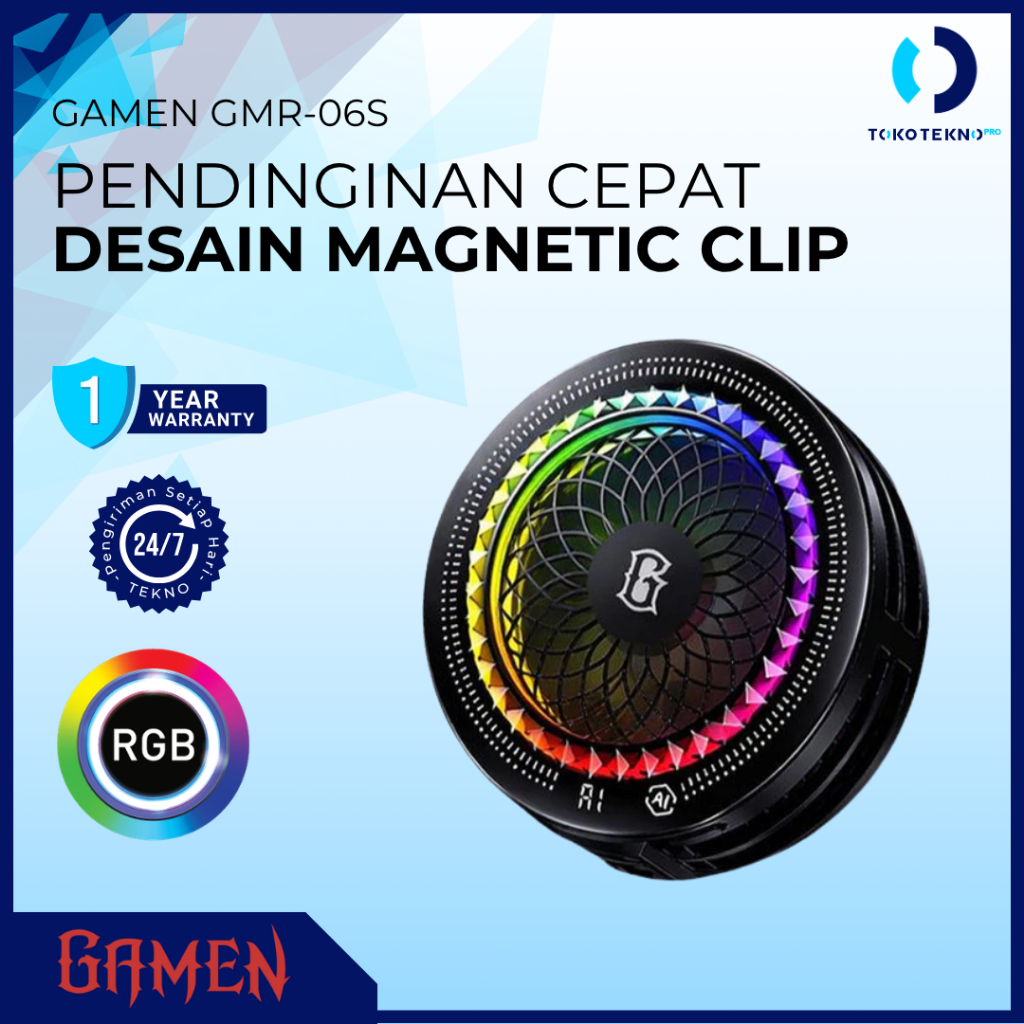GAMEN GMR06S / GMR-06S Radiator Fan Cooler HP Heatsink Magnetic Fast Freeze