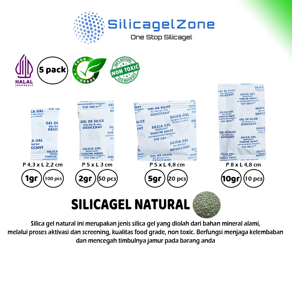 [PAKET HEMAT] Silica Natural Alami Anti Jamur Serap Lembab - Gambar 3
