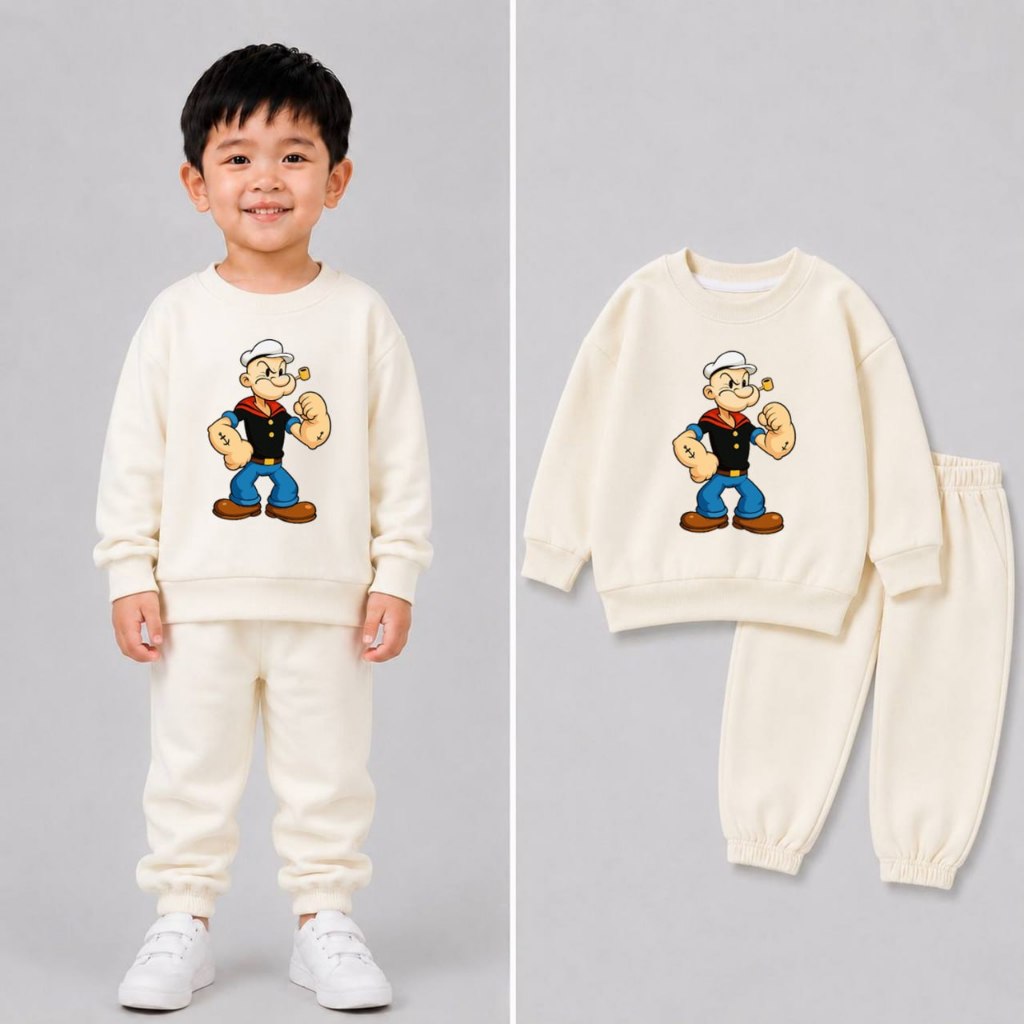 TriggerKidsWear Unisex Thick Cotton Fleece Training Set for Children 1 ...