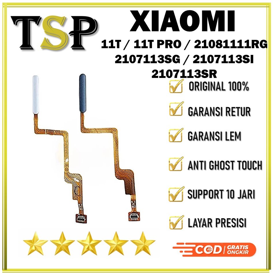 FLEX HOME FINGERPRINT + ON / OFF XIAOMI MI 11T / MI 11T PRO / 21081111RG / 2107113SG / 2107113SI / 2107113SR ORIGINAL100%