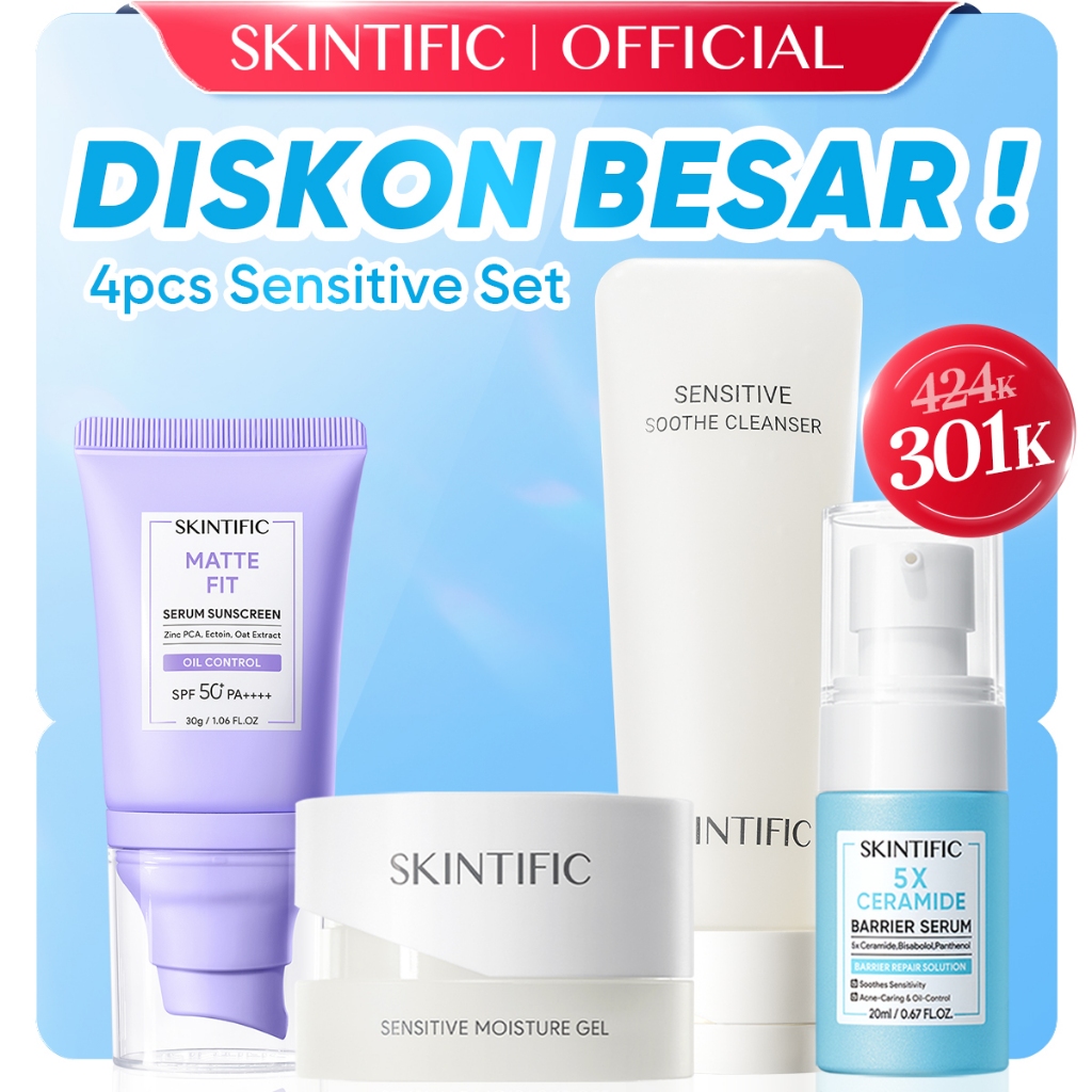 Skintific 4Pcs Set Brightening Moisturizer Glow - Gambar 3