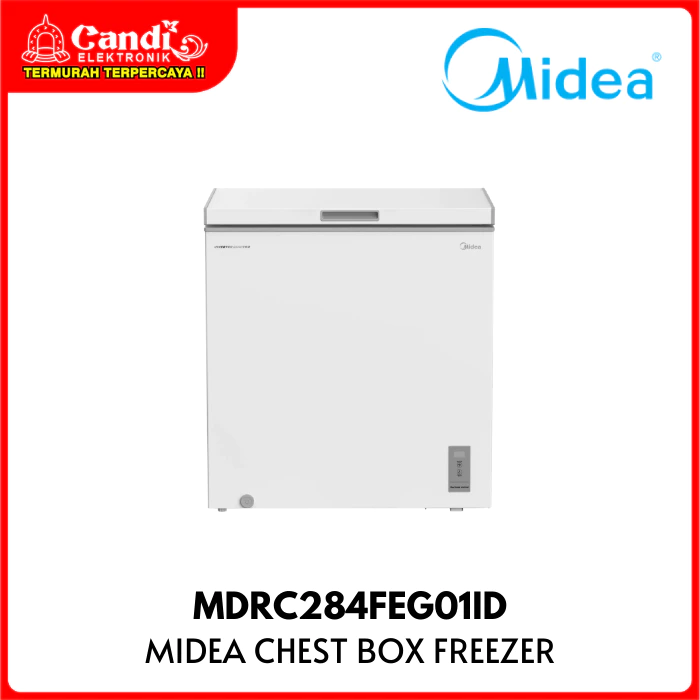 MIDEA Chest Box Freezer 198 Liter D+ Quick Freezing System Inverter MDRC284FEG01ID