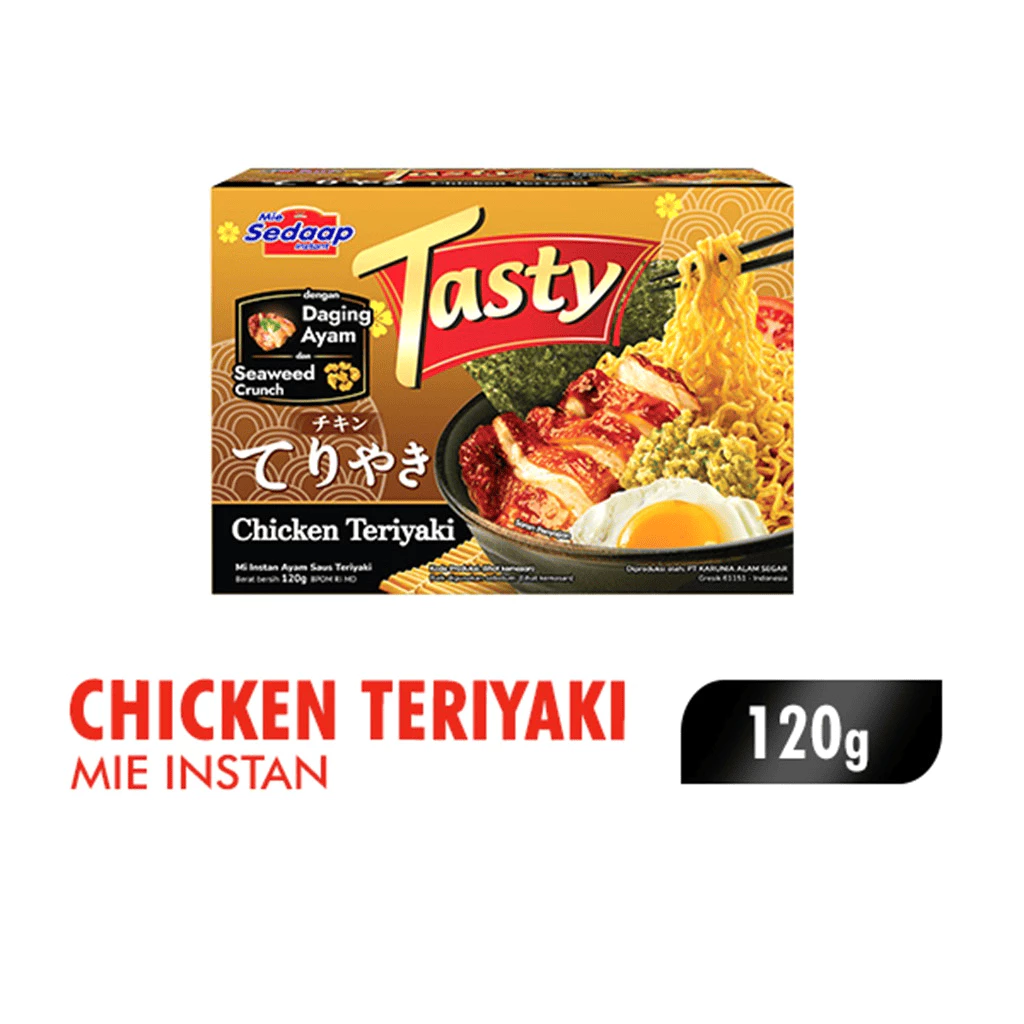 Sedaap Tasty Mie Instan Chicken Teriyaki 120 gr - Gambar 2