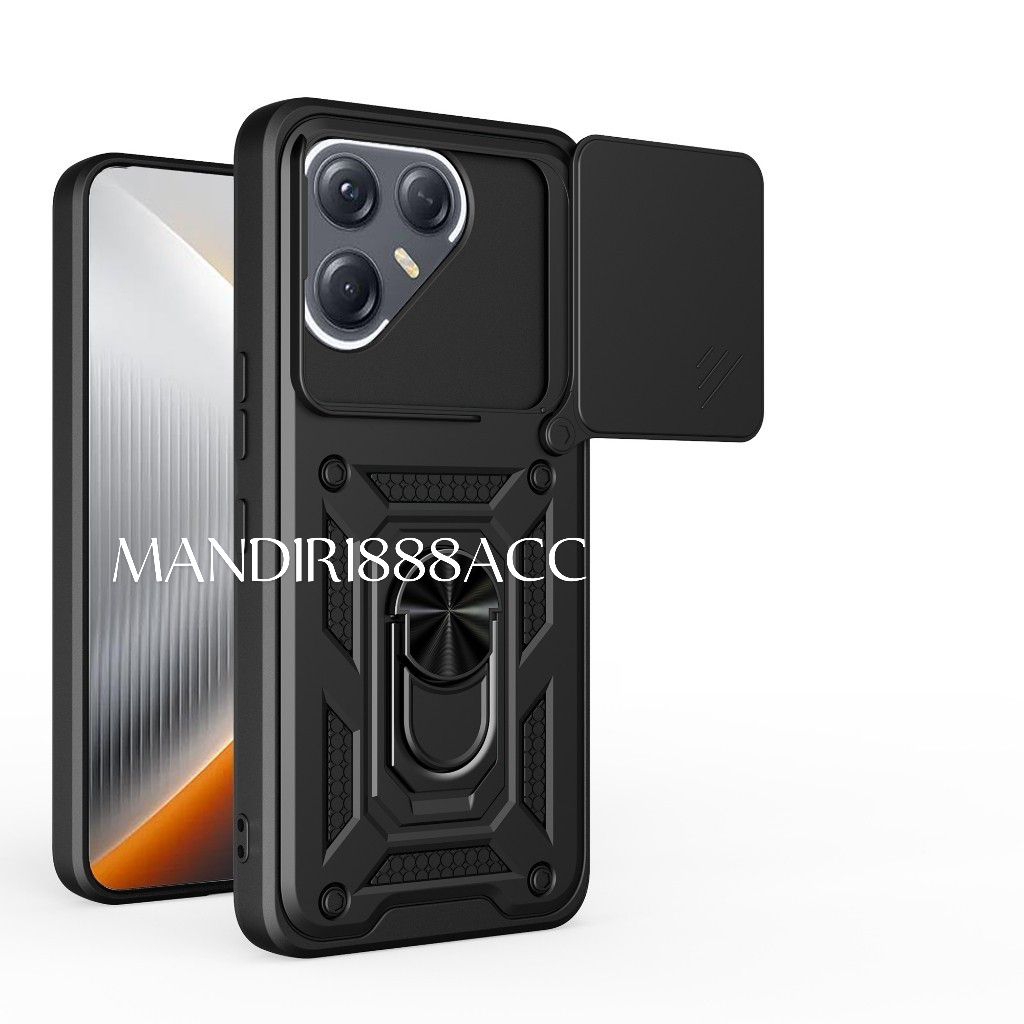 CASE ARMOR TRANSFORMER POVA 7 ULTRA 5G CASING AMROR SLID+Ring PROTECTOR ...
