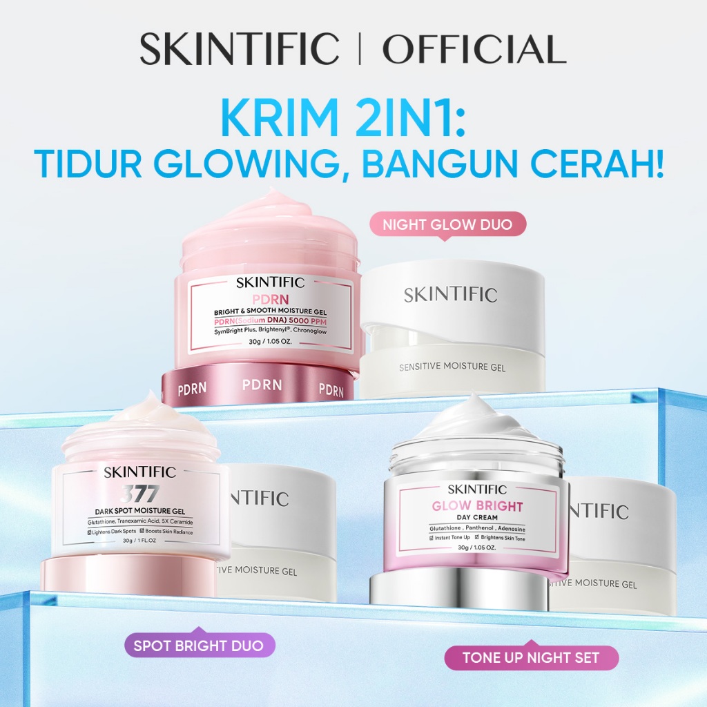 Skintific 2PCS Moisturizer Duo For Sensitive Skin