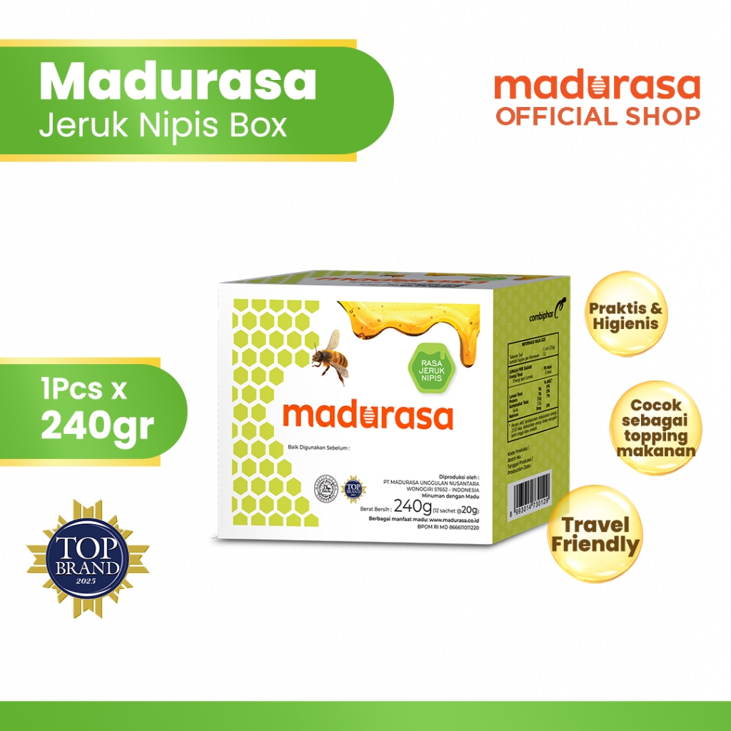 Madurasa Jeruk Nipis Box - 12 Sachets