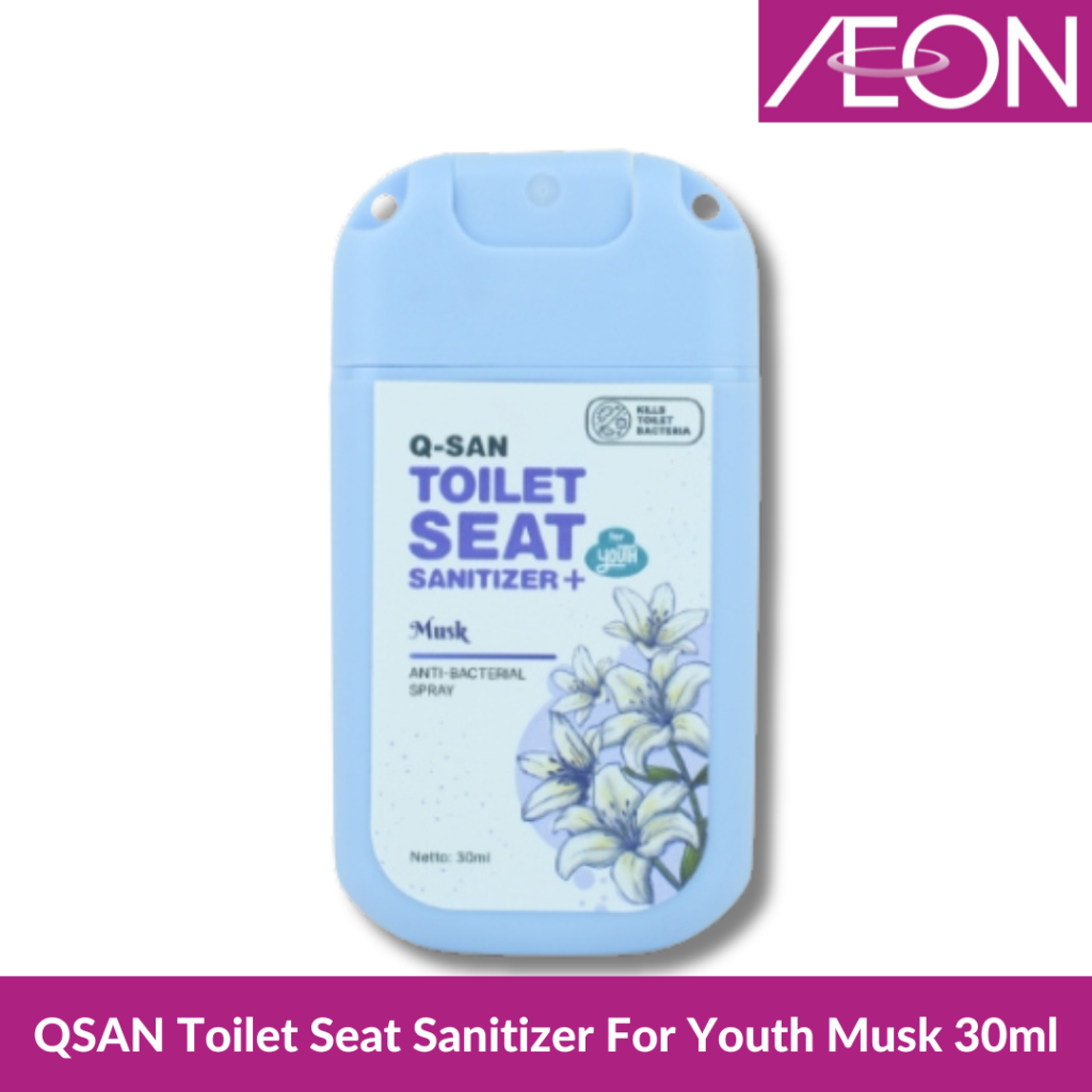 Qsan Toilet Seat Sanitizer For Youth Musk 30ML