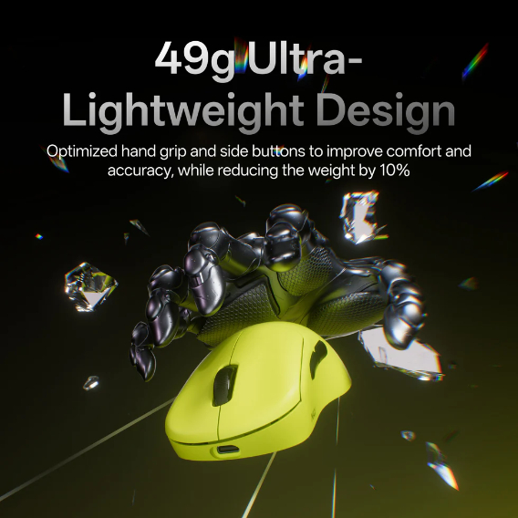 Rapoo VT3S/VT-3S/VT3 S MAX Gen-2 Mouse Wireless Gaming Lightweight 49g 8K Polling Rate PAW3950 - Gambar 2