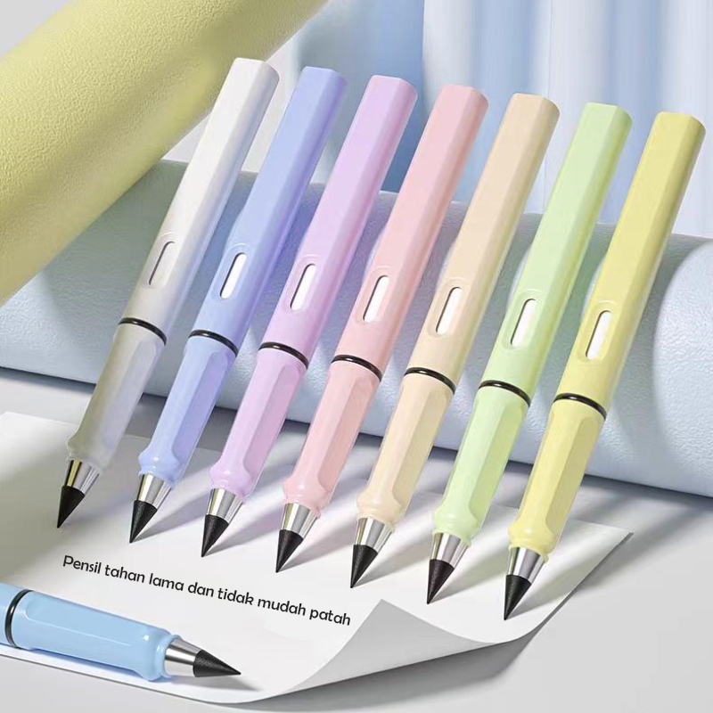 FIVEVOO Pencil Eternal Premium Pensil Tanpa Rautan Pensil Tanpa Lsi Unlimited Pensil Ajaib - Gambar 2
