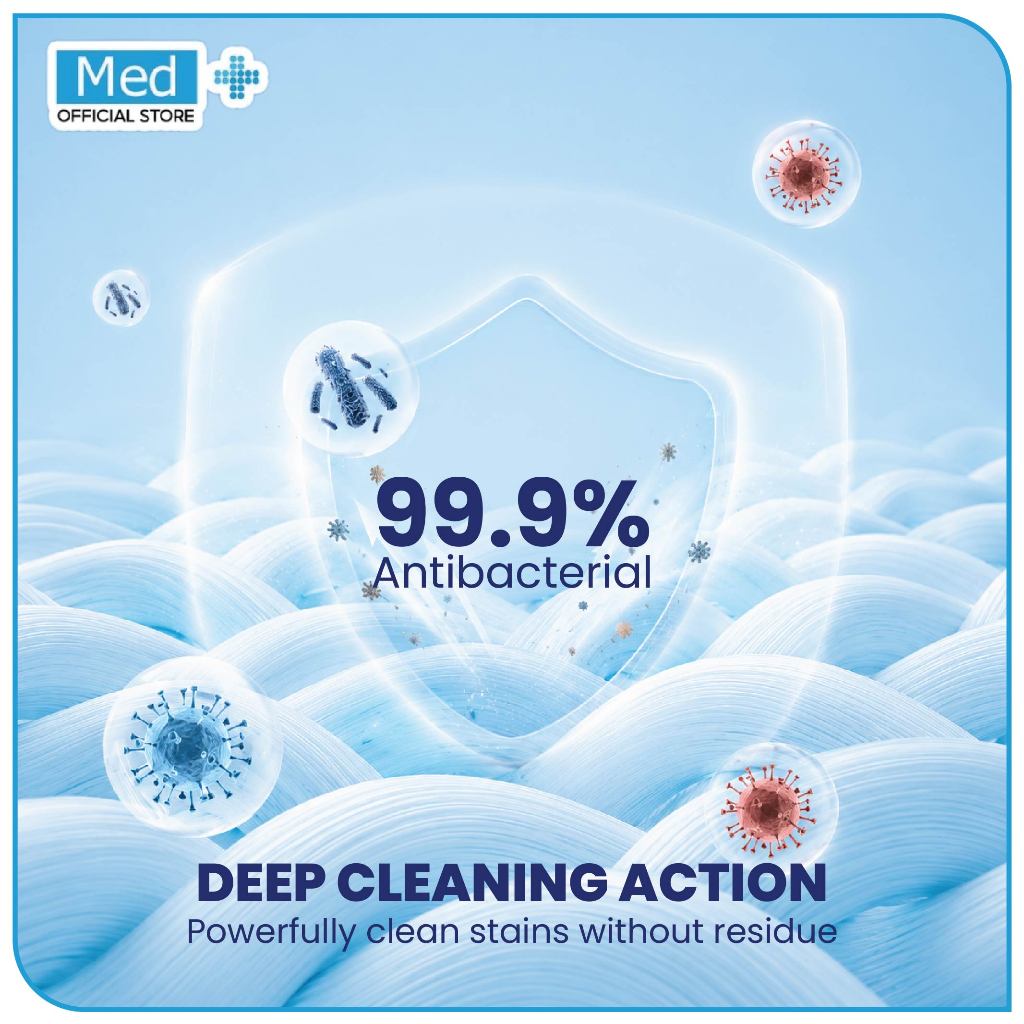 Med+ Dirty Labs By Med+ Cloth Stain Remover / Penghilang Noda Baju Membandel / Pemutih Pakaian Anti Noda - Gambar 2