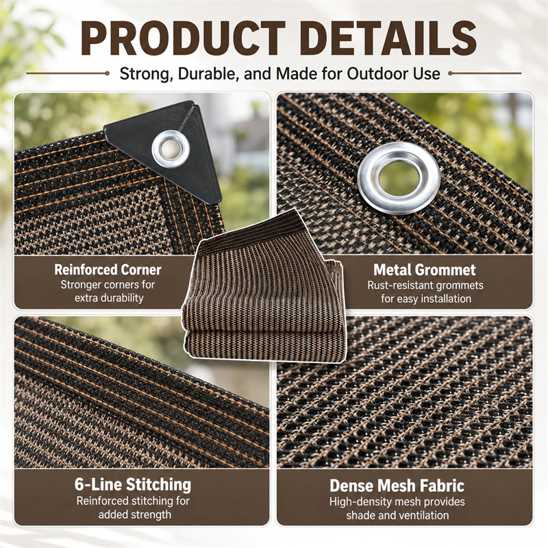 [COD]Paranet 99% Anti-UV Sunshade 2/3/4/5/6 Meter Jaring Paranet/ Paranet Shading Net /Garden Sunshade Net /Jaring Rumah Kaca Jaring Tabir - Gambar 4
