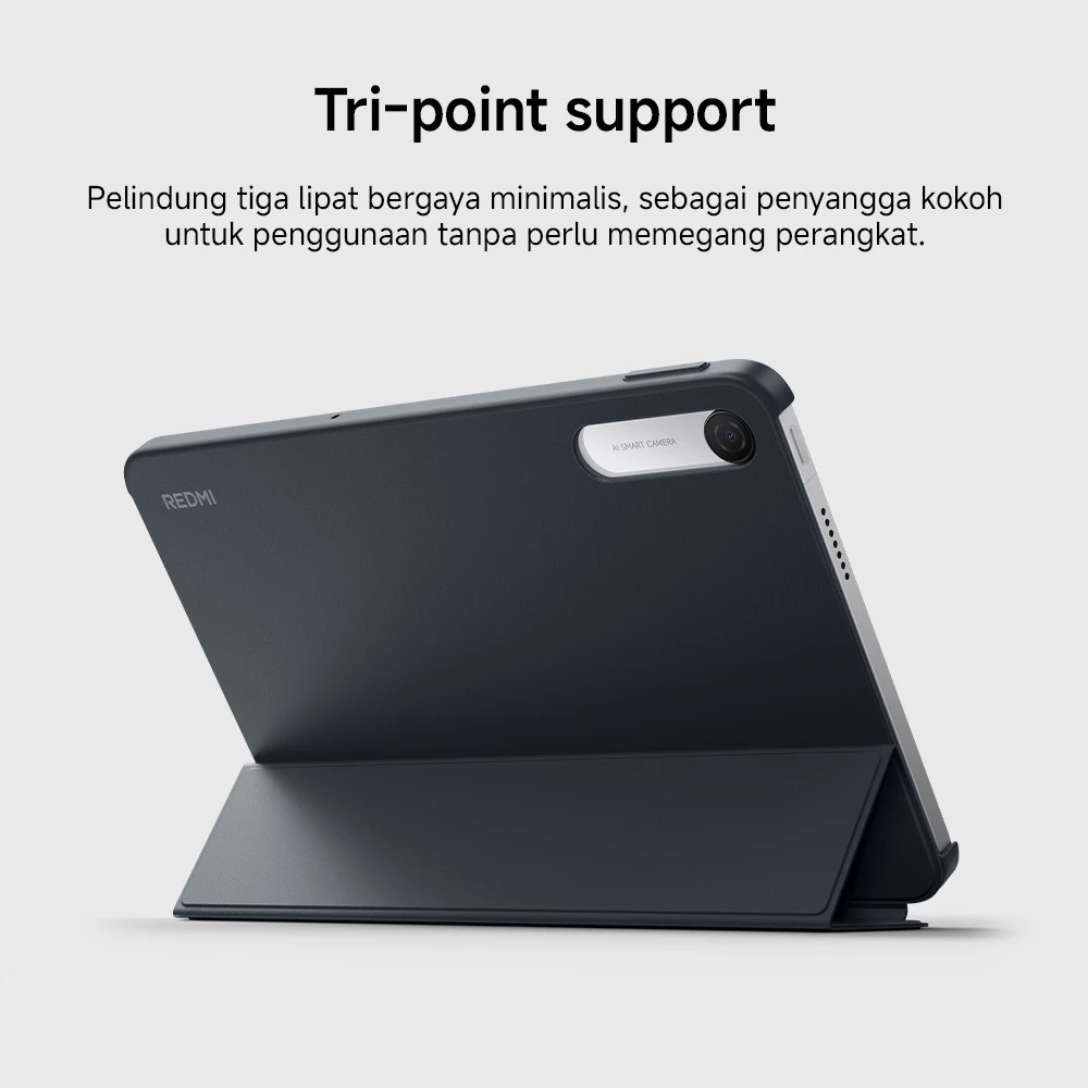 Xiaomi REDMI Pad 2 9.7 Cover | Tri-point suppport | Stabil dan andal | Smart wake-up | Buka cover, langsung siap digunakan [Xiaomi Official Store] - Gambar 3