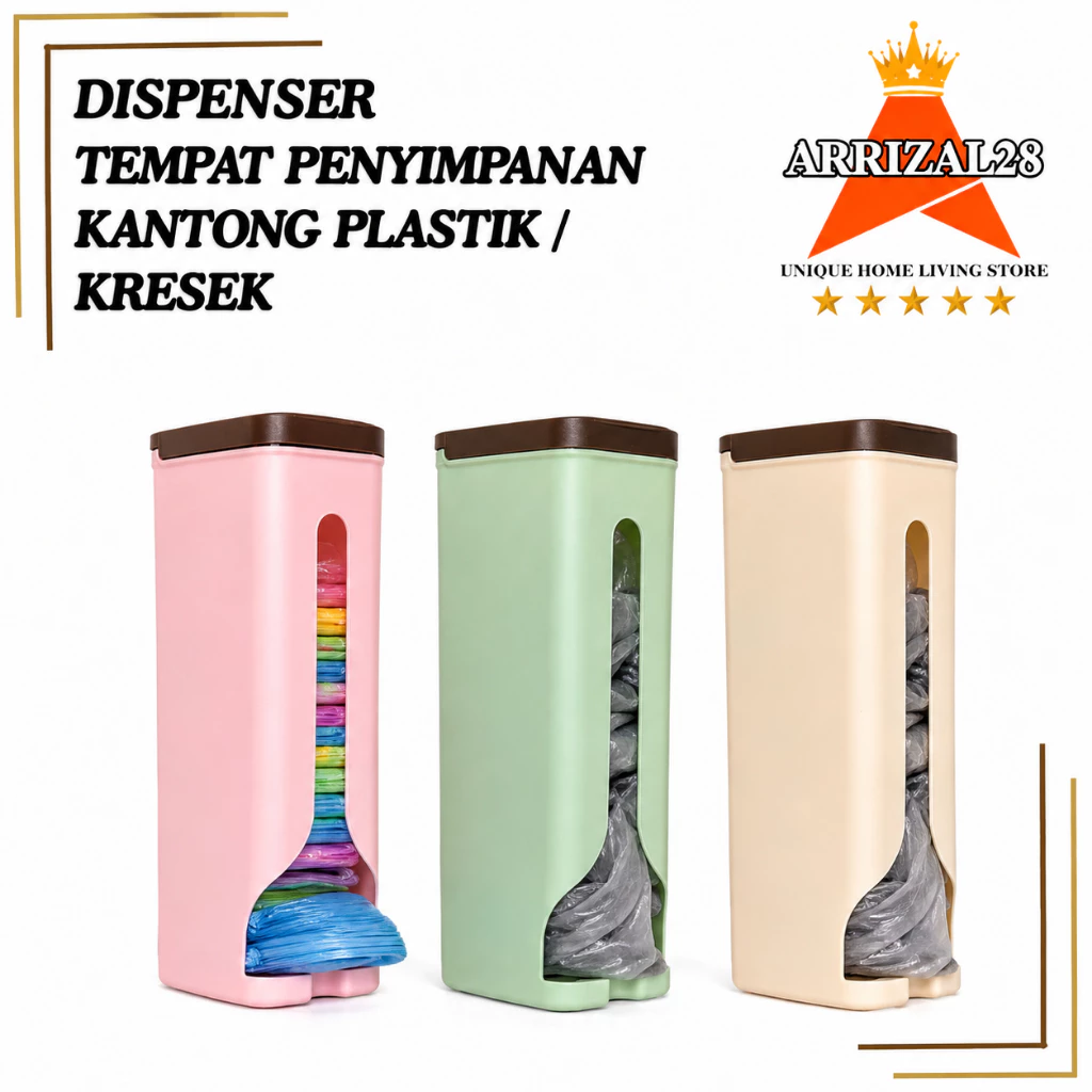 (BUBBLEWRAP) DISPENSER TEMPEL TEMPAT PENYIMPANAN KANTONG PLASTIK/KRESEK