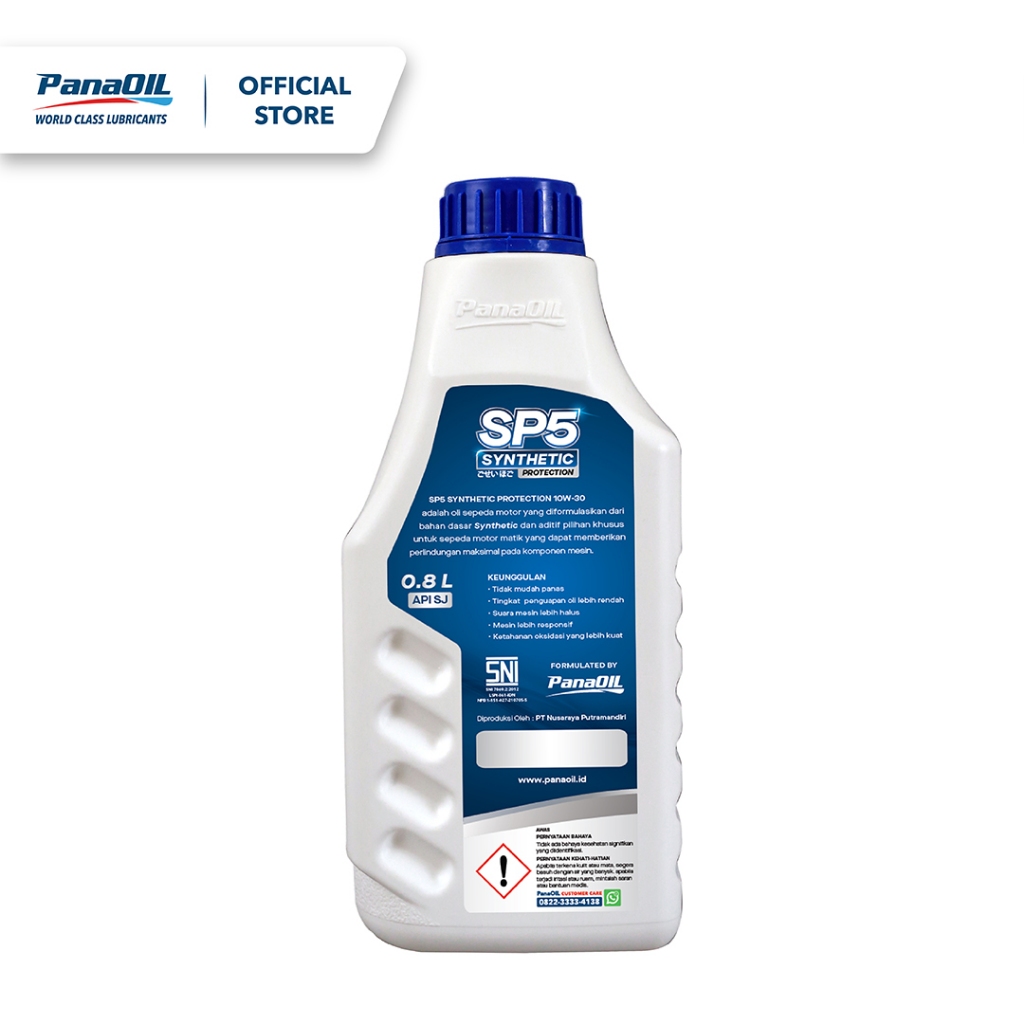 Panaoil SP5 Synthetic Matic 10W-30 API SJ JASO MB - Gambar 3