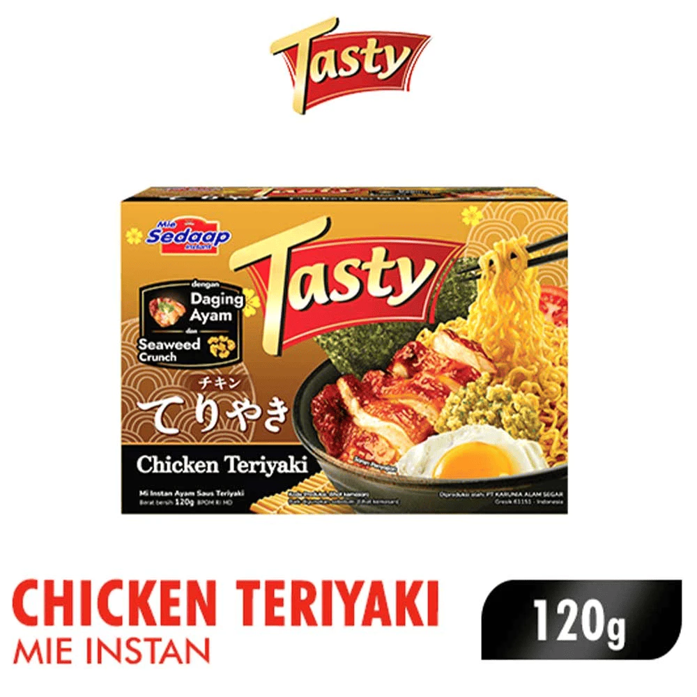 Sedaap Tasty Mie Instan Chicken Teriyaki 120 gr