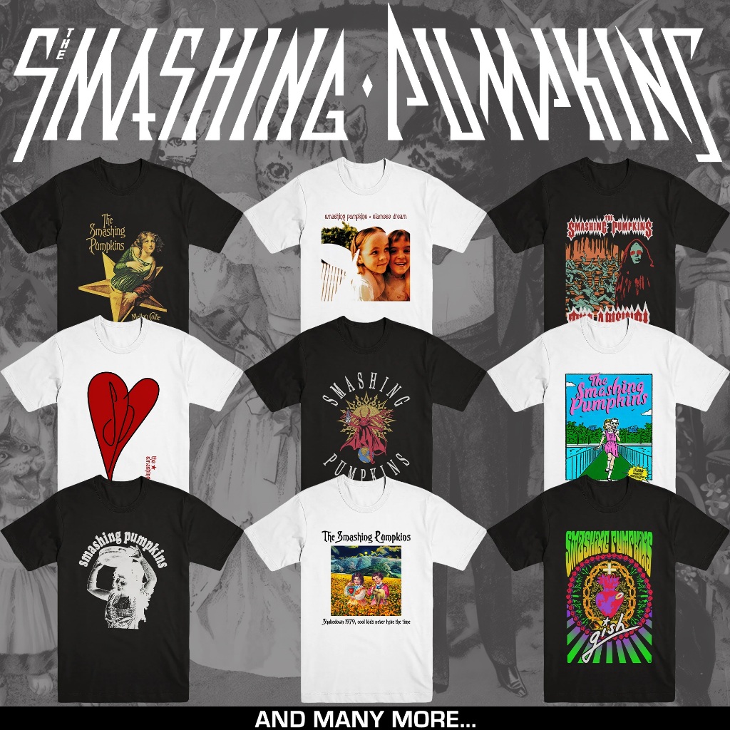 THE SMASHING PUMPKINS | T-SHIRT BAND | GRUNGE - ROCK | MERCHANDISE