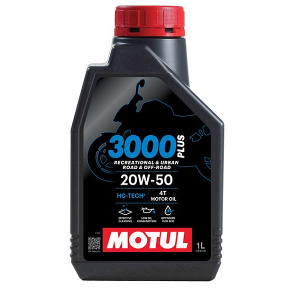 Oli Motor Motul 3000 PLUS 4T 20W50 0.8L II - Gambar 4