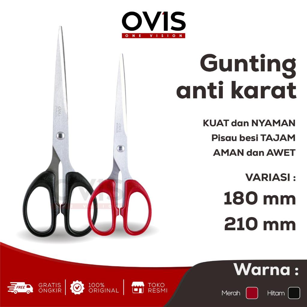 Gunting Besi Tajam Anti Karat / Scissor Stainless Steel 180 mm 210 mm